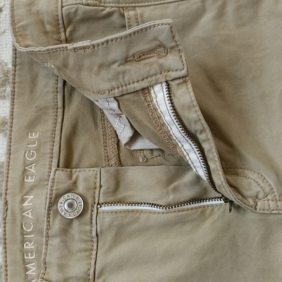 American Eagle Hi-Rise Jegging Super Stretch Jeans 0 Brown Tan - Picture 8 of 15